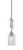 Toltec Lighting - 320-AS-3002 - One Light Mini Pendant - Uptowne - Aged Silver