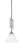 Toltec Lighting - 320-AS-312 - One Light Mini Pendant - Uptowne - Aged Silver