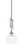 Toltec Lighting - 320-AS-4100 - One Light Mini Pendant - Uptowne - Aged Silver