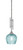 Toltec Lighting - 320-AS-4605 - One Light Mini Pendant - Uptowne - Aged Silver