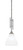 Toltec Lighting - 320-AS-4761 - One Light Mini Pendant - Uptowne - Aged Silver