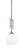 Toltec Lighting - 320-AS-4811 - One Light Mini Pendant - Uptowne - Aged Silver