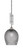 Toltec Lighting - 320-AS-4902 - One Light Mini Pendant - Uptowne - Aged Silver