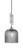 Toltec Lighting - 320-AS-4912 - One Light Mini Pendant - Uptowne - Aged Silver