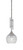 Toltec Lighting - 320-AS-5110 - One Light Mini Pendant - Uptowne - Aged Silver