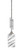 Toltec Lighting - 320-AS-549 - One Light Mini Pendant - Uptowne - Aged Silver