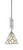 Toltec Lighting - 320-AS-9115 - One Light Mini Pendant - Uptowne - Aged Silver