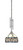 Toltec Lighting - 320-AS-9485 - One Light Mini Pendant - Uptowne - Aged Silver