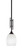 Toltec Lighting - 320-DG-615 - One Light Mini Pendant - Uptowne - Dark Granite