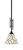 Toltec Lighting - 320-DG-9115 - One Light Mini Pendant - Uptowne - Dark Granite