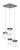 Toltec Lighting - 3214-GP-531 - Four Light Cluster Pendalier - Nouvelle - Graphite