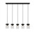 Toltec Lighting - 3215-ES-530 - Five Light Linear Pendalier - Nouvelle - Espresso