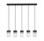 Toltec Lighting - 3215-ES-531 - Five Light Linear Pendalier - Nouvelle - Espresso