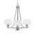 Toltec Lighting - 323-AS-202 - Three Light Chandelier - Uptowne - Aged Silver