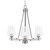 Toltec Lighting - 323-AS-210 - Three Light Chandelier - Uptowne - Aged Silver