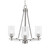 Toltec Lighting - 323-AS-300 - Three Light Chandelier - Uptowne - Aged Silver