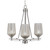 Toltec Lighting - 323-AS-4253 - Three Light Chandelier - Uptowne - Aged Silver