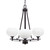 Toltec Lighting - 323-DG-212 - Three Light Chandelier - Uptowne - Dark Granite