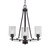 Toltec Lighting - 323-DG-3002 - Three Light Chandelier - Uptowne - Dark Granite