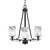 Toltec Lighting - 323-DG-3009 - Three Light Chandelier - Uptowne - Dark Granite