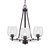 Toltec Lighting - 323-DG-4812 - Three Light Chandelier - Uptowne - Dark Granite