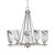 Toltec Lighting - 325-AS-3009 - Five Light Chandelier - Uptowne - Aged Silver