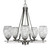 Toltec Lighting - 325-AS-4165 - Five Light Chandelier - Uptowne - Aged Silver