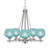 Toltec Lighting - 325-AS-4625 - Five Light Chandelier - Uptowne - Aged Silver