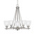 Toltec Lighting - 325-AS-500 - Five Light Chandelier - Uptowne - Aged Silver