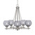 Toltec Lighting - 325-AS-5112 - Five Light Chandelier - Uptowne - Aged Silver