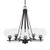 Toltec Lighting - 325-DG-202 - Five Light Chandelier - Uptowne - Dark Granite