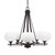 Toltec Lighting - 325-DG-212 - Five Light Chandelier - Uptowne - Dark Granite