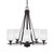 Toltec Lighting - 325-DG-3001 - Five Light Chandelier - Uptowne - Dark Granite