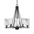 Toltec Lighting - 325-DG-3009 - Five Light Chandelier - Uptowne - Dark Granite