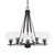 Toltec Lighting - 325-DG-4100 - Five Light Chandelier - Uptowne - Dark Granite