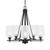 Toltec Lighting - 325-DG-4250 - Five Light Chandelier - Uptowne - Dark Granite
