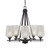 Toltec Lighting - 325-DG-4253 - Five Light Chandelier - Uptowne - Dark Granite