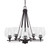 Toltec Lighting - 325-DG-4810 - Five Light Chandelier - Uptowne - Dark Granite