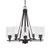 Toltec Lighting - 325-DG-530 - Five Light Chandelier - Uptowne - Dark Granite
