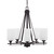 Toltec Lighting - 325-DG-541 - Five Light Chandelier - Uptowne - Dark Granite