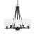 Toltec Lighting - 325-DG-615 - Five Light Chandelier - Uptowne - Dark Granite