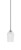 Toltec Lighting - 3401-BN-4250 - One Light Mini Pendant - Paramount - Brushed Nickel