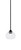 Toltec Lighting - 3401-MB-202 - One Light Mini Pendant - Paramount - Matte Black