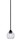 Toltec Lighting - 3401-MB-4102 - One Light Mini Pendant - Paramount - Matte Black