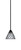 Toltec Lighting - 3401-MB-9185 - One Light Mini Pendant - Paramount - Matte Black