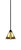 Toltec Lighting - 3401-MB-9345 - One Light Mini Pendant - Paramount - Matte Black