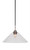 Toltec Lighting - 3401-MBBN-308 - One Light Pendant - Paramount - Matte Black & Brushed Nickel