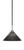 Toltec Lighting - 3401-MBBN-4009 - One Light Pendant - Paramount - Matte Black & Brushed Nickel