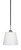 Toltec Lighting - 3401-MBBN-4081 - One Light Mini Pendant - Paramount - Matte Black & Brushed Nickel