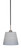 Toltec Lighting - 3401-MBBN-4082 - One Light Mini Pendant - Paramount - Matte Black & Brushed Nickel